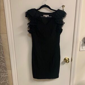 Vero Moda Black Sheath Cocktail Dress with V-Neck - Sz in the US 4